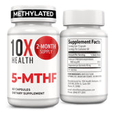 10X Health front label showing product name and benefits for easy recognition