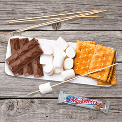 3 Musketeers barras envueltas individualmente, higiene y reparto fácil