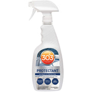 303 Marine frasco frontal mostrando envase 32 oz y beneficio protección UV