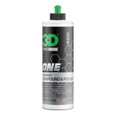 3D One front label on 16oz bottle showing product name and benefit