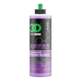 3D Speed front bottle showing label and easy-use benefits