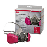 3M medium facepiece front view showing secure seal and comfort