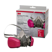 3M medium facepiece front view showing secure seal and comfort