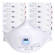 3M Aura 9211+ front packaging showing product and branding for easy identification and storage