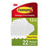 3M paquete frontal con 22 pares de tiras, solución sin daños