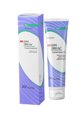 3M OMNI Gel envase frontal mostrando tamaño y etiqueta, protección extra