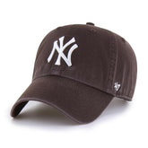 47 brand Yankees cap front view showing relaxed silhouette and team pride