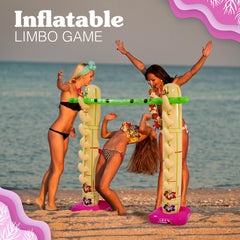 4E's Novelty detalle de palmera inflable que realza ambiente festivo