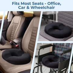 5 STARS UNITED cojín en silla de oficina con soporte y postura mejorada