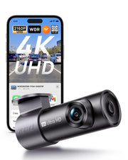 70mai M310 Plus front view showing clear lens and compact body for reliable recording