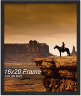 A PLUS MAX marco 16x20 vista frontal elegante y ligera