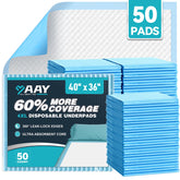 AAY pack frontal mostrando 50 unidades y tamaño extra grande para protección amplia