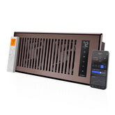 AC Infinity AIRTAP T4 front view bronze register boosting airflow in room