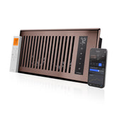 AC Infinity AIRTAP T4 front view bronze showing slim profile and improved airflow