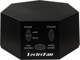 Adaptive Sound Technologies LectroFan Classic front view showing compact design and benefit of subtle noise masking