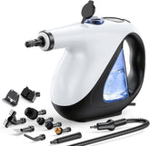 ADICOM front profile showing compact steamer for quick, powerful cleaning