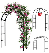 Adorox vista frontal del arco metálico, soporte robusto y elegante