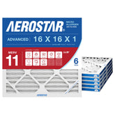 Aerostar front packaging 6 pack showing filters and brand, simplifies replacements
