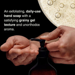 Aesop detalle de la etiqueta con ingredientes vetiver petitgrain bergamota y beneficios