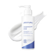 AESTURA front packaging showing 150ml tube and clear branding for easy shelf recognition