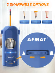 AFMAT PSX5 comparación de tamaño con mano para destacar portabilidad