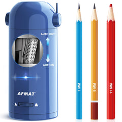 AFMAT PSX5 frente azul mostrando tapa y diseño compacto, ahorro de espacio