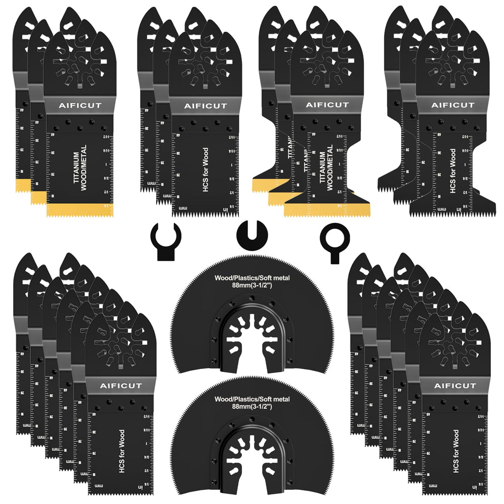 AIFICUT empaque frontal del kit 26 piezas con compatibilidad amplia