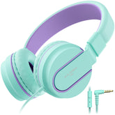 AILIHEN I35 vista frontal del producto con diseño verde y morado, cómodo para niños