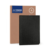 AIRDOCTOR front view of genuine carbon/VOC filter packaging showing authenticity and fit