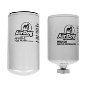AirDog front view of WS100 and FF100-2 combo showing fit and brand benefit