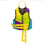 AIRHEAD chaleco GNAR frontal multicolor mostrando ajuste seguro