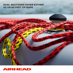 Airhead rope keeper con cuerda enrollada, almacenamiento ordenado