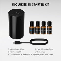 Airversa aceites 4x10ml inspirados en aromas de hotel para uso con AN8