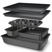 AIVIKI set frontal completo mostrando las seis piezas, versatilidad en la cocina
