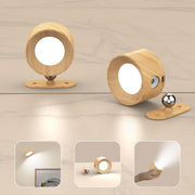 AKSDA front view of the pair showing sleek cordless bedside lighting and convenience