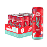 Alani Nu front can showing cherry slush branding and bold flavor for quick energy