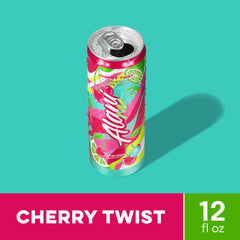 Alani Nu Cherry Twist espuma ligera muestra carbonatación suave