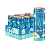Alani Nu Dream Float front packaging showing brand and flavor and clear energy benefit