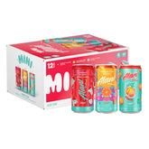 Alani Nu pack frontal mostrando las tres latas y diseño llamativo
