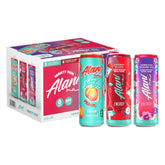 Alani Nu lata frontal del pack variedad mostrando diseño y energía