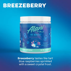 Alani Nu vaso preparado en uso antes de entrenar con energía sostenida