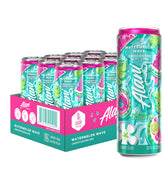 Alani Nu lata frontal pack de 12 mostrando diseño y sabor watermelon