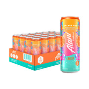 Alani Nu Orange Kiss front can showing bright orange label and energizing appeal