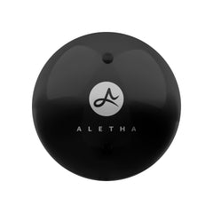 Aletha pelota frontal y empaque mostrando diseño portátil y beneficios terapéuticos