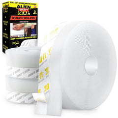 ALIEN TAPE rollo frontal mostrando adhesivo y transparencia para sellado efectivo