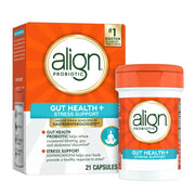Align vista frontal de la caja mostrando producto y beneficio diario