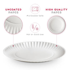 Alitte single 9-inch plate top view displaying usable surface