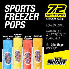 All Sport variety display of four flavors giving choices for teams