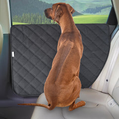 ALLANSING protector de puerta pack frontal mostrando ajuste seguro