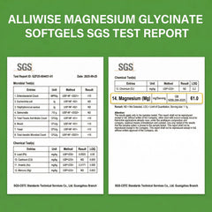 Alliwise softgel junto a regla para ver tamaño cómodo y portátil